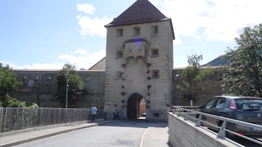 mittelalterlicher Turm in Glurns - Vinschgau